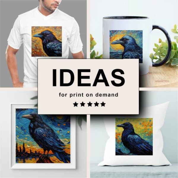 Raven Impressionism Merchandising