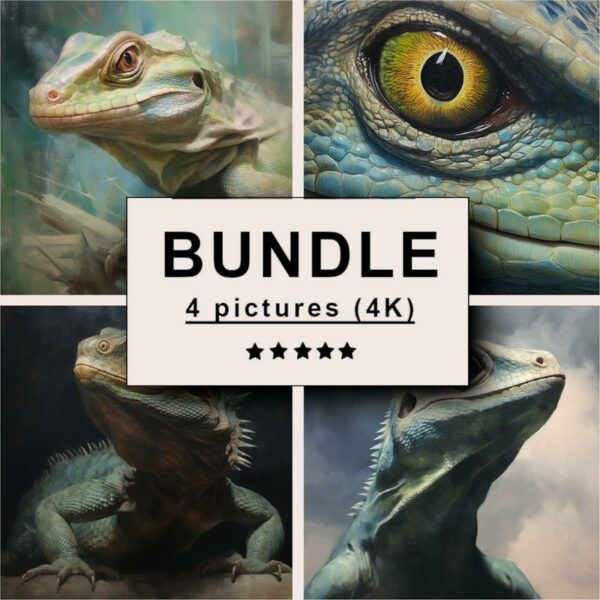 Reptile Oil Painting Bundle