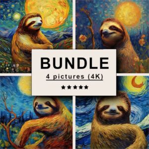 Sloth Impressionism Bundle