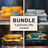 Sofa Oil Painting Bundle