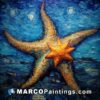 Starfish by vincent van gogh digitally painted starfish