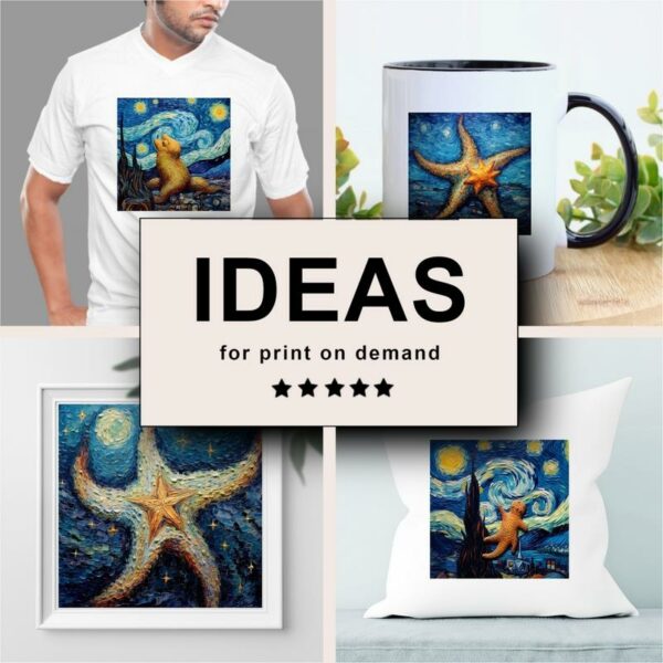 Starfish Impressionism Merchandising