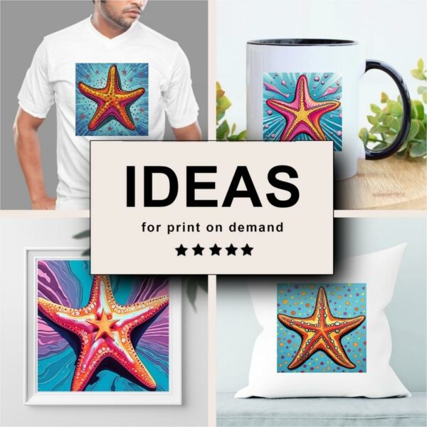 Starfish Pop Art Merchandising