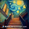 Starry night staircase