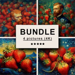 Strawberries Impressionism Bundle