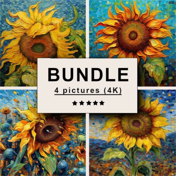 Sunflower Impressionism Bundle
