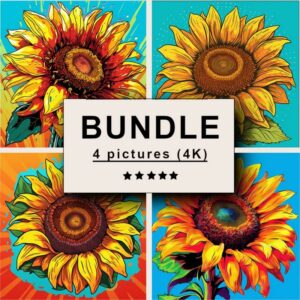 Sunflower Pop Art Bundle