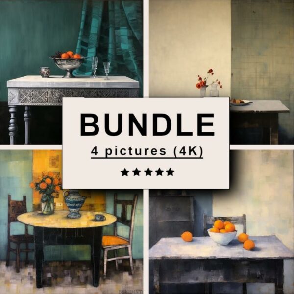 Table Oil Painting Bundle