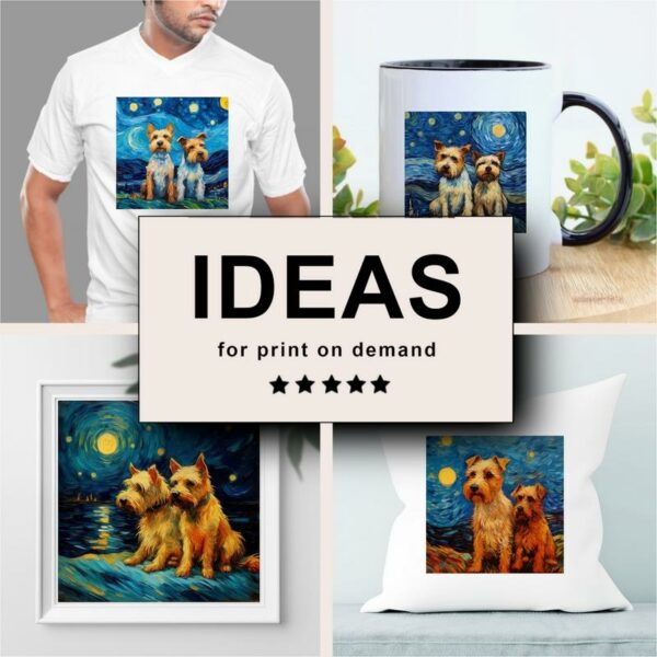 Terriers Impressionism Merchandising