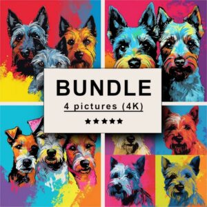 Terriers Pop Art Bundle