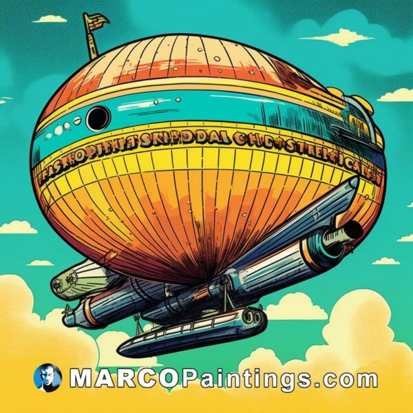 The ghetto airship ride poster
