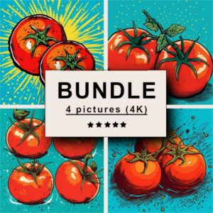 Tomatoes Pop Art Bundle