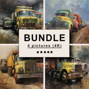 Trucks Oil Painting Bundle