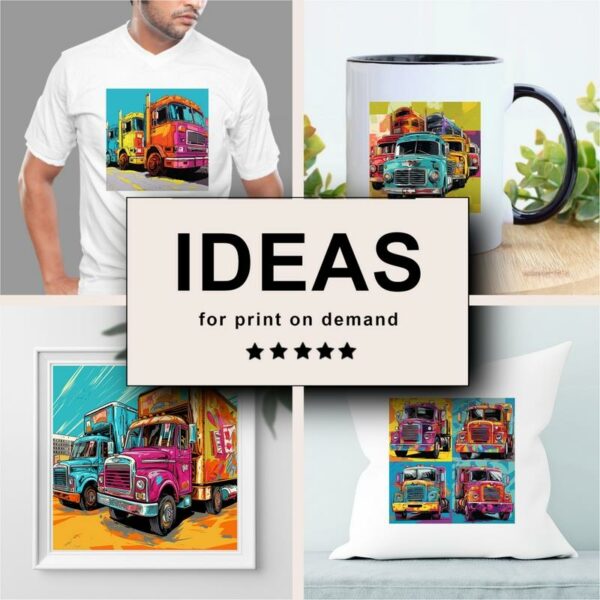 Trucks Pop Art Merchandising