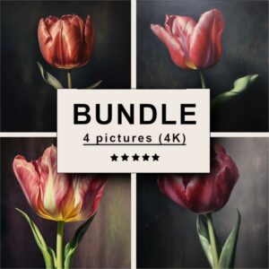 Tulip Oil Painting Bundle