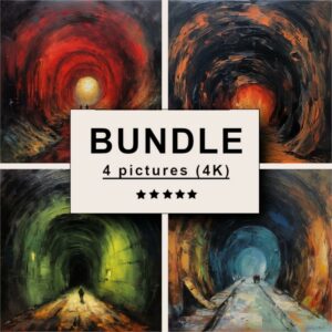 Tunnels Oil Painting Bundle