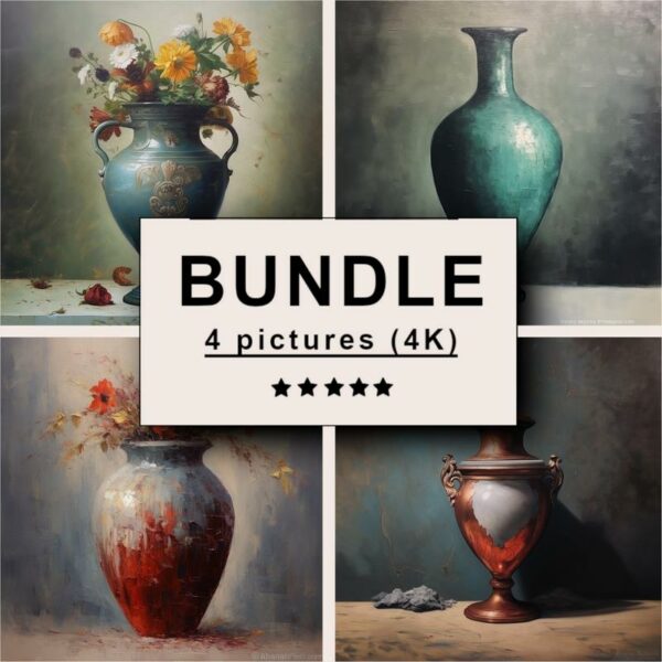 Vase Oil Painting Bundle