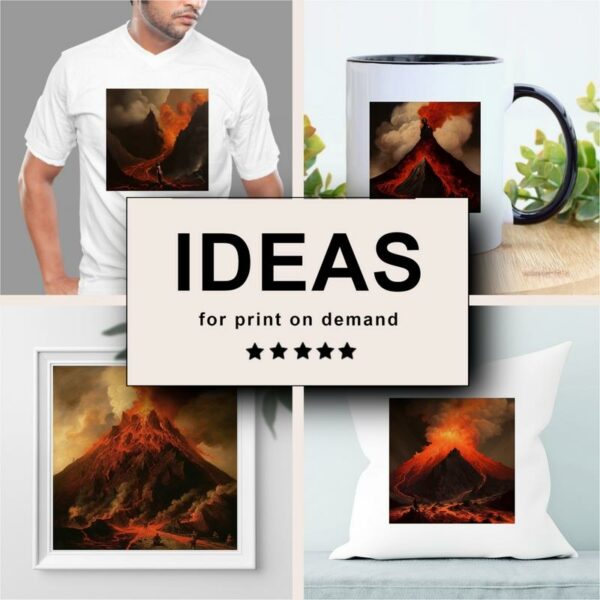 Volcano Dramatic Lighting Merchandising