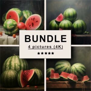 Watermelons Oil Painting Bundle