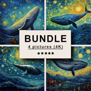 Whale Impressionism Bundle