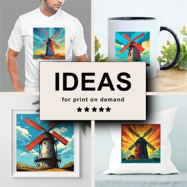Windmill Pop Art Merchandising