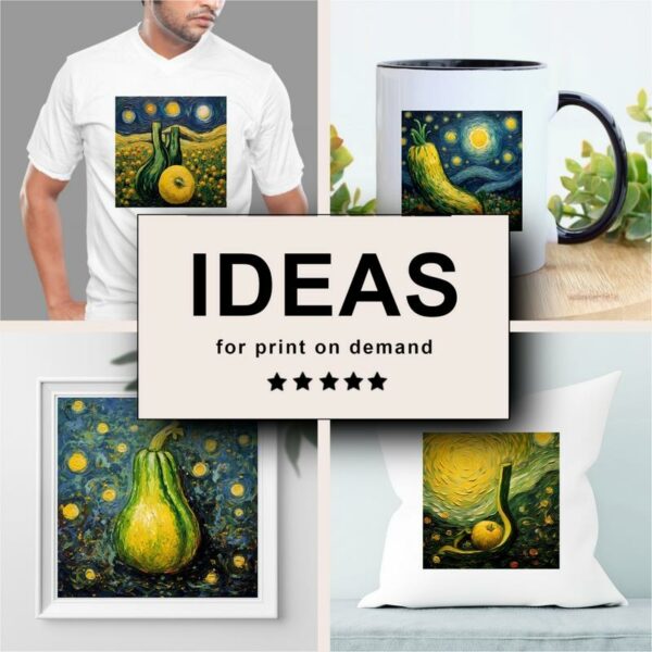 Zucchini Impressionism Merchandising