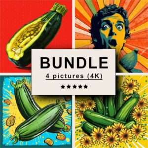 Zucchini Pop Art Bundle