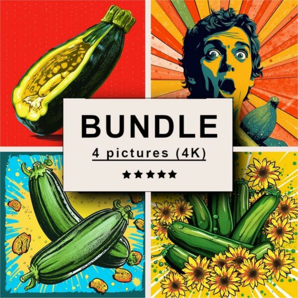 Zucchini Pop Art Bundle